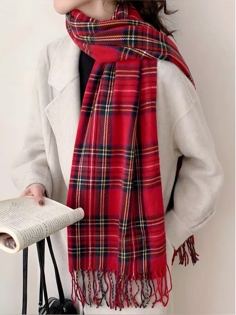🆕 Classic Plaid Checkered  Scarf